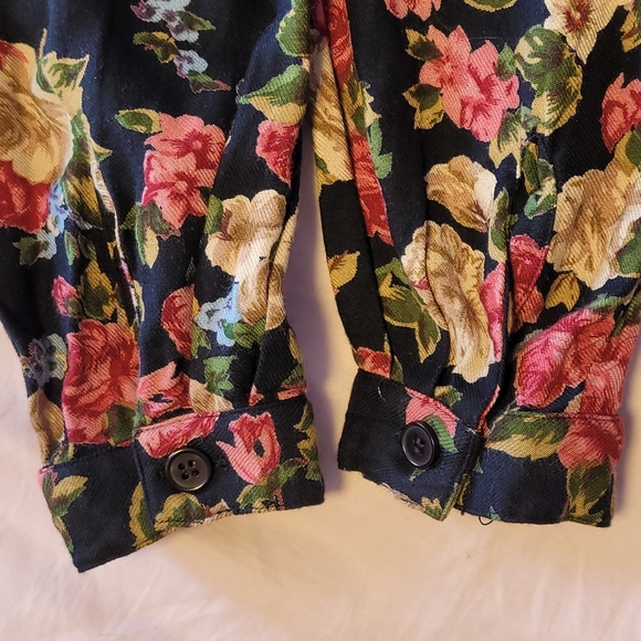 Daiquiri dress floral vintage 70's Cottage Core maxi - Picture 15 of 16